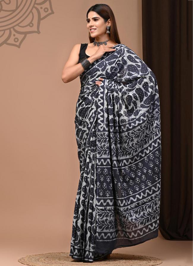 Cotton Multi Daily Wear Printed Saree